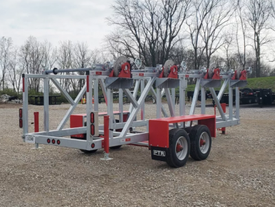 Brindle 4RT21Bt 4-Position Reel Tension Tall Trailer | Rent, Finance ...