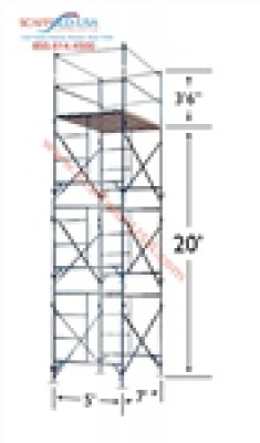 rolling tower scaffold rental